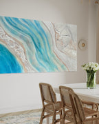 Whitehaven 90x180cm with Sand FRAMED