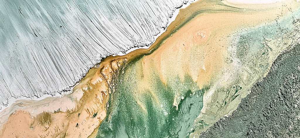 Bali Tide - Original Textured Artwork 90x180cm