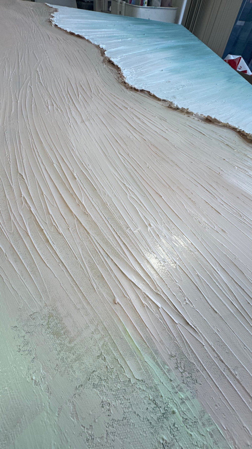 Bali Tide - Original Textured Artwork 90x180cm