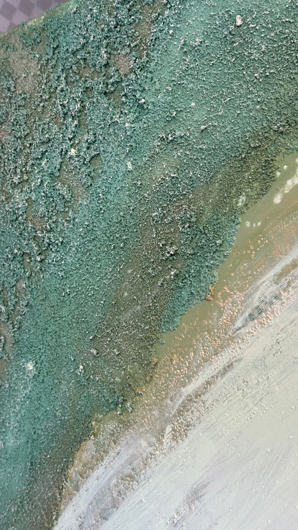 Green Boracay 90x180cm with Sand FRAMED