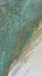 Green Boracay 90x180cm with Sand FRAMED