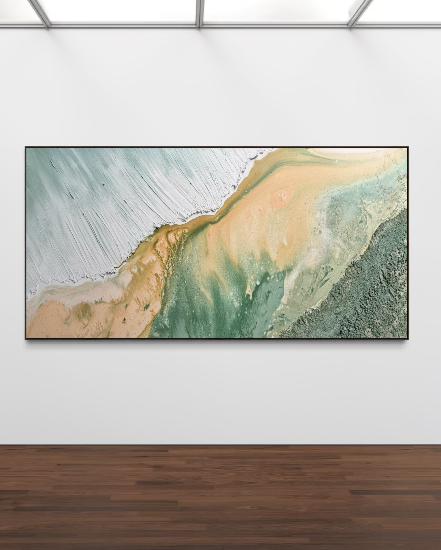 Bali Tide - Original Textured Artwork 90x180cm