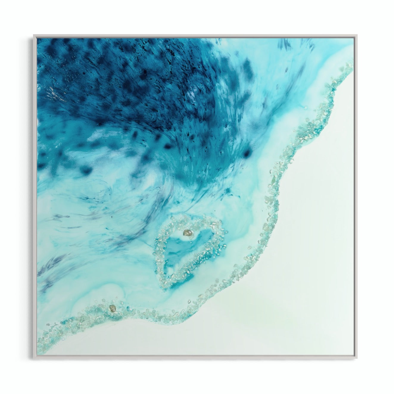 Whitsundays Blue Lagoon - 125x125cm FRAMED