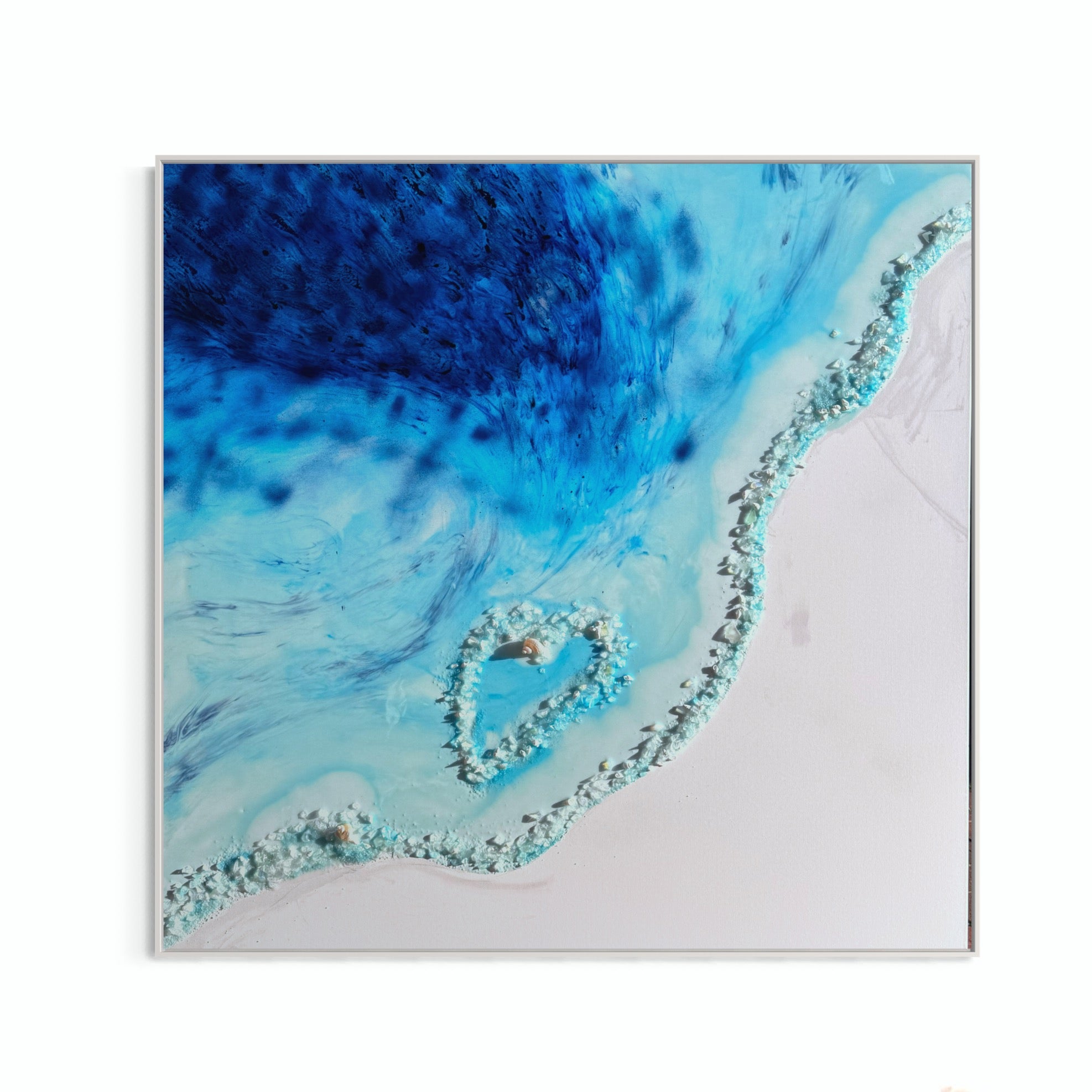 Whitsundays Blue Lagoon - 125x125cm FRAMED