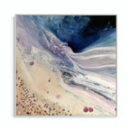Twilight Laguna. Abstract Beach. Original Artwork