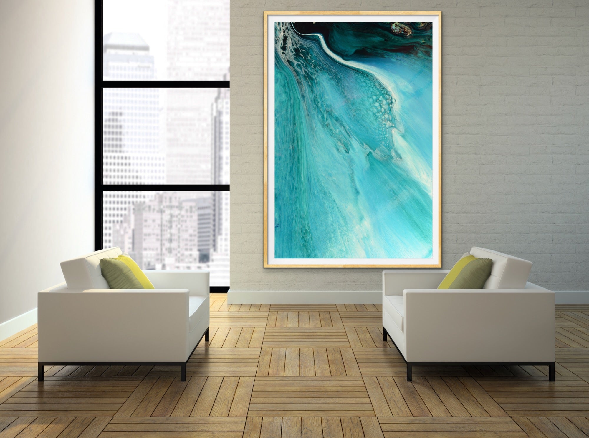 Rise Above Inlet 2. Ocean Artwork. Limited Edition Print