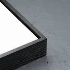 Black shadow box frame