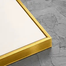 Gold shadow box frame