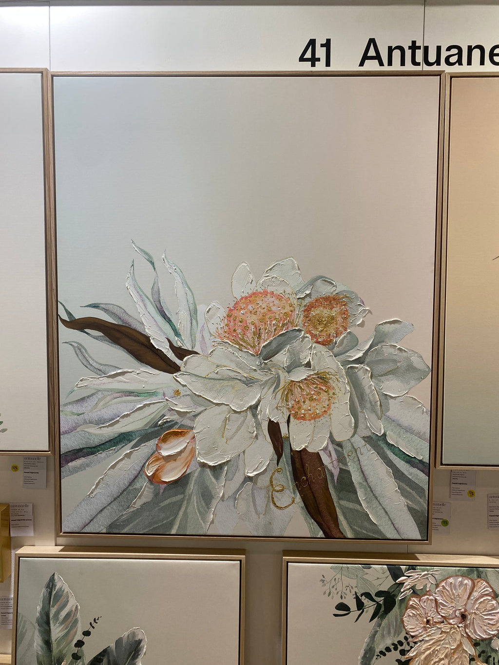 Enchantment Gumtree . Boho Floral Original Artwork