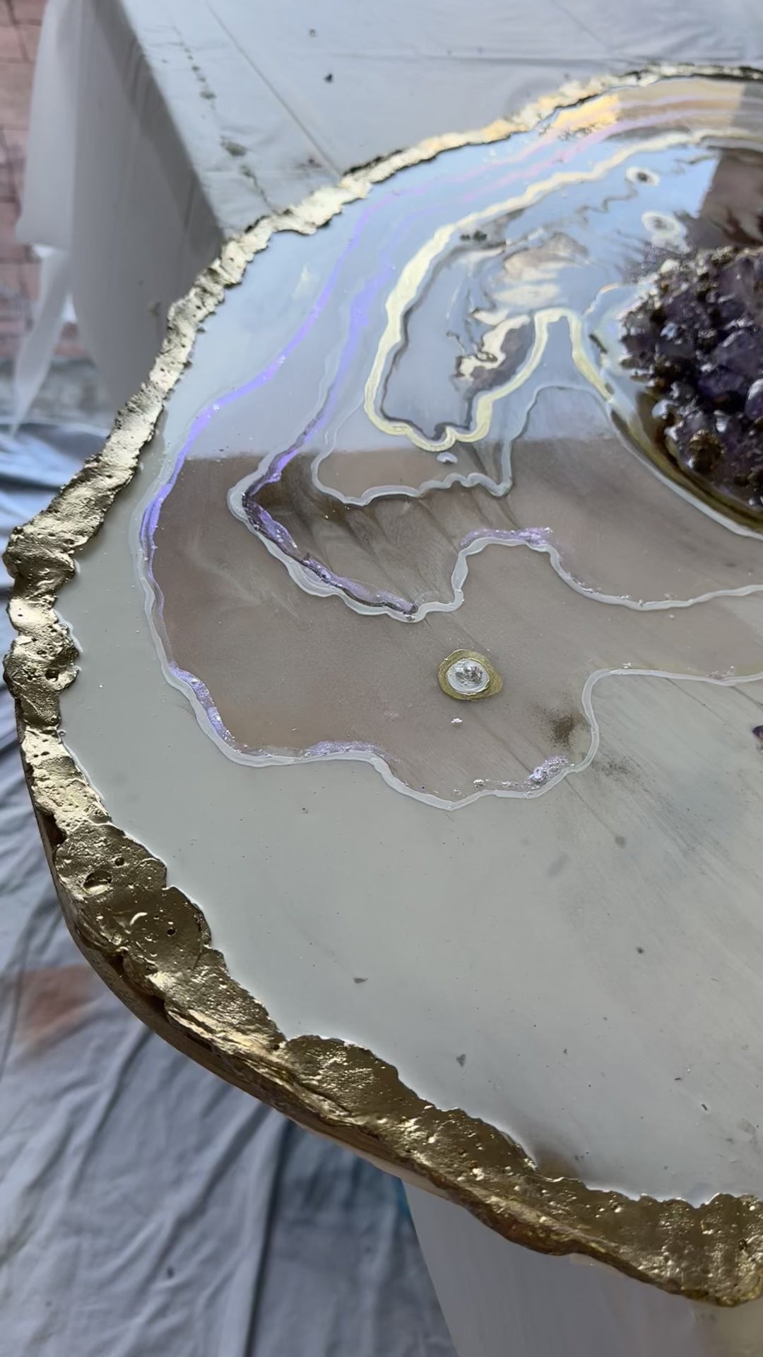 Amethyst Harmony Reef in Gold