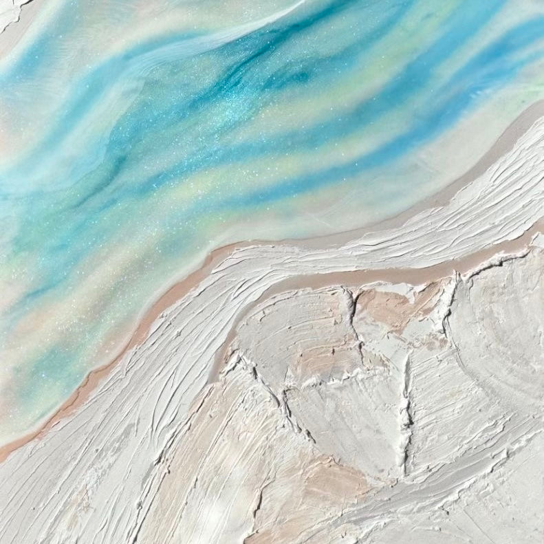 Whitehaven 90x180cm with Sand FRAMED