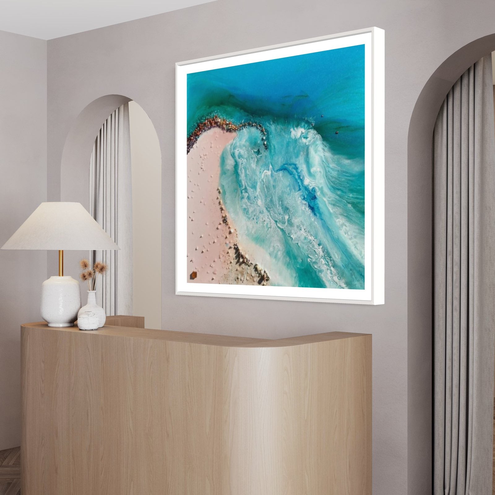 Durdle Door Abstract Ocean Limited Edition Print