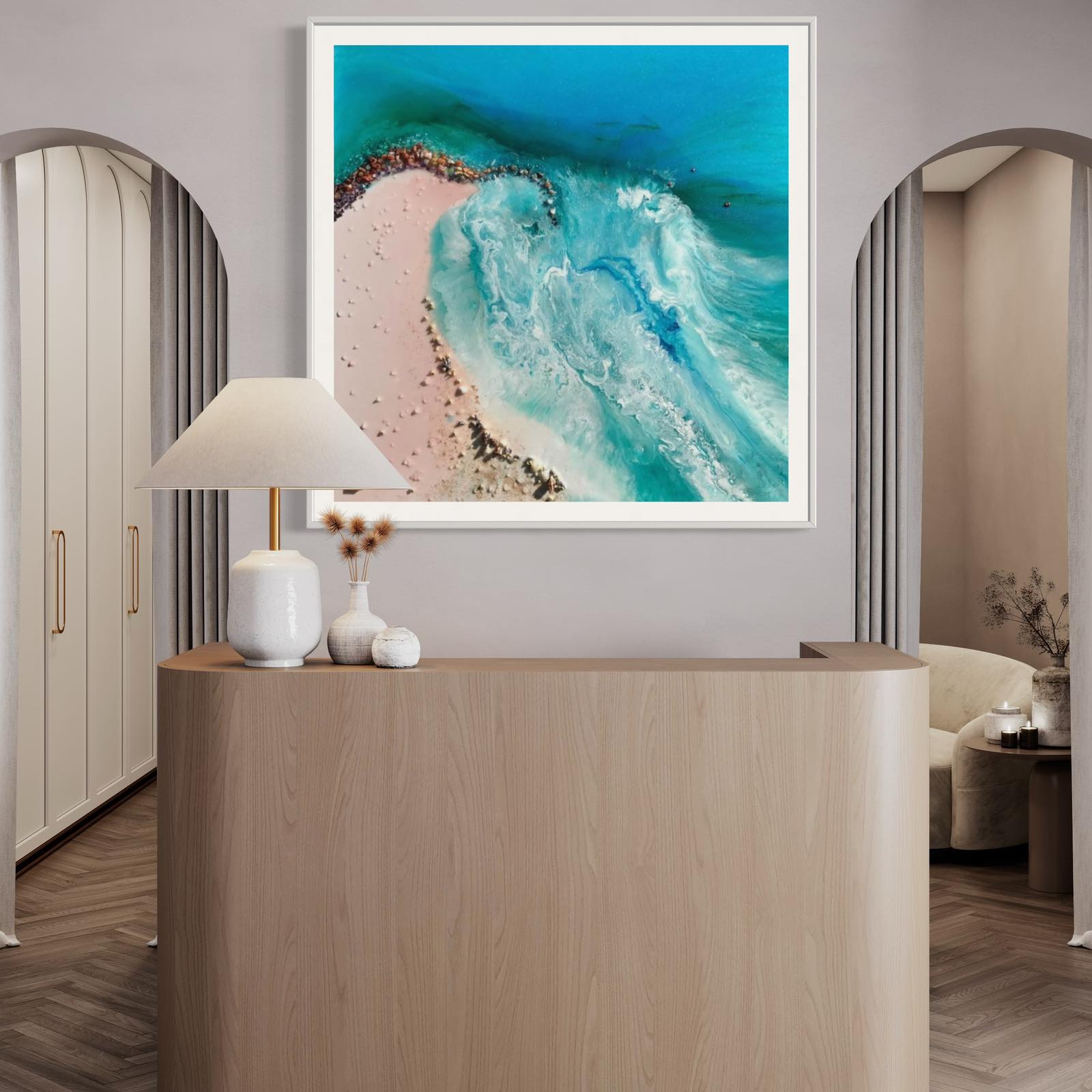 Durdle Door Abstract Ocean Limited Edition Print