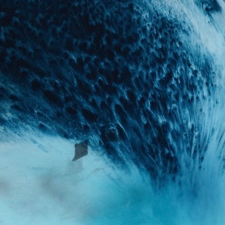 Blue Lagoon - Jewel Reef. Abstract Aerial Ocean. 100x100cm Original Artwork