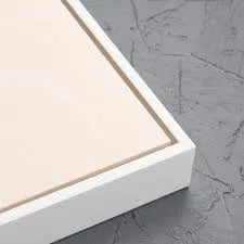 White shadow box frame