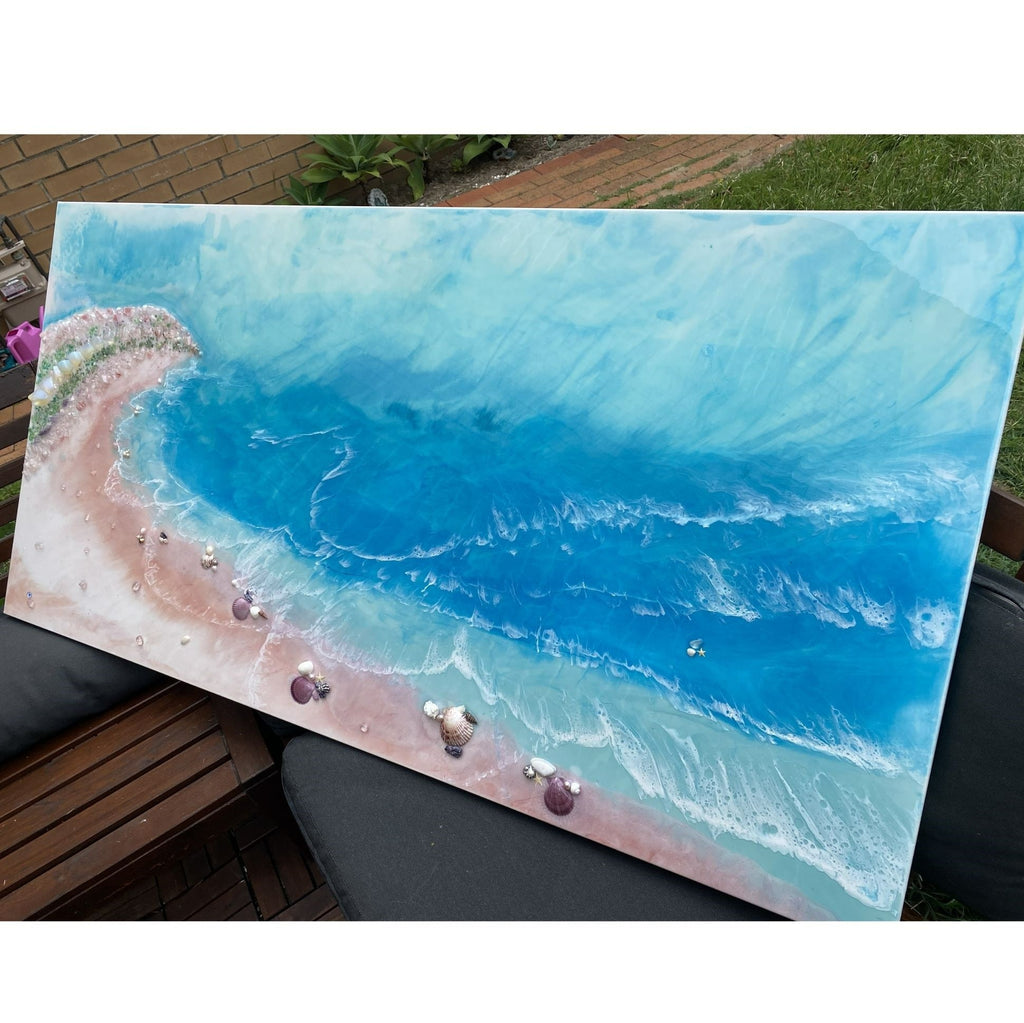 BOUNTY DREAM sky blue with roze quartz crystals