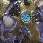 - Tree of Life.  Abstract  with Purple Shells Round Abstract Ocean Artwork