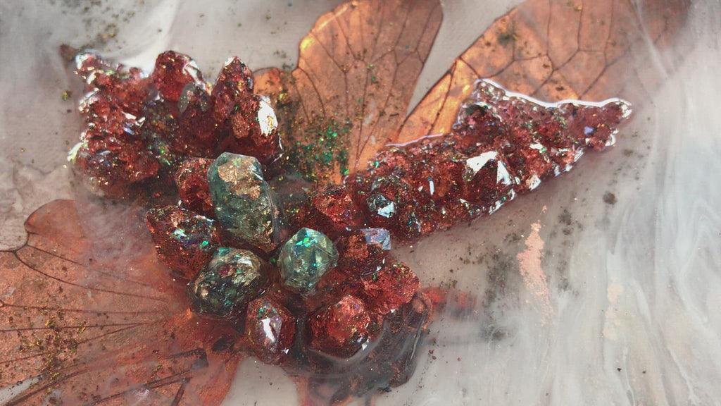 Cicada in Gold. Opal. Original Artwork