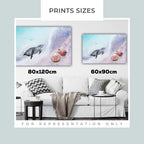 Dreaming Neutral Boho Abstract Seascape. Limited Edition Print