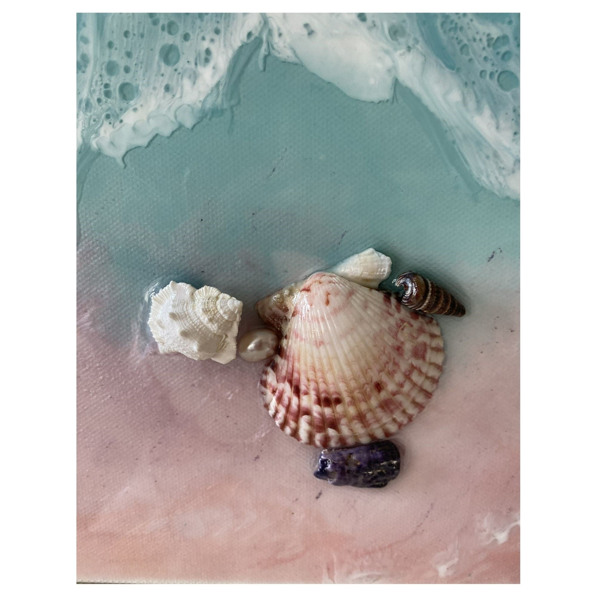 BOUNTY DREAM sky blue with roze quartz crystals