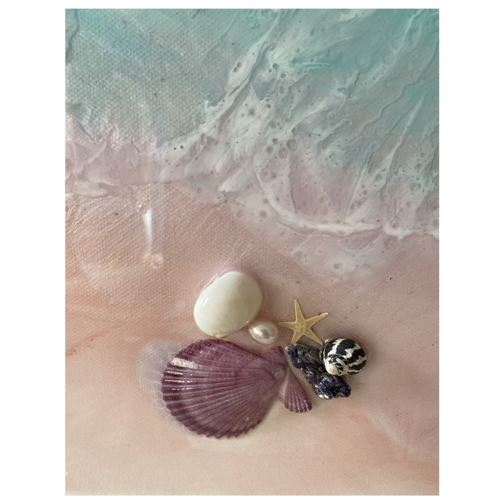 BOUNTY DREAM sky blue with roze quartz crystals