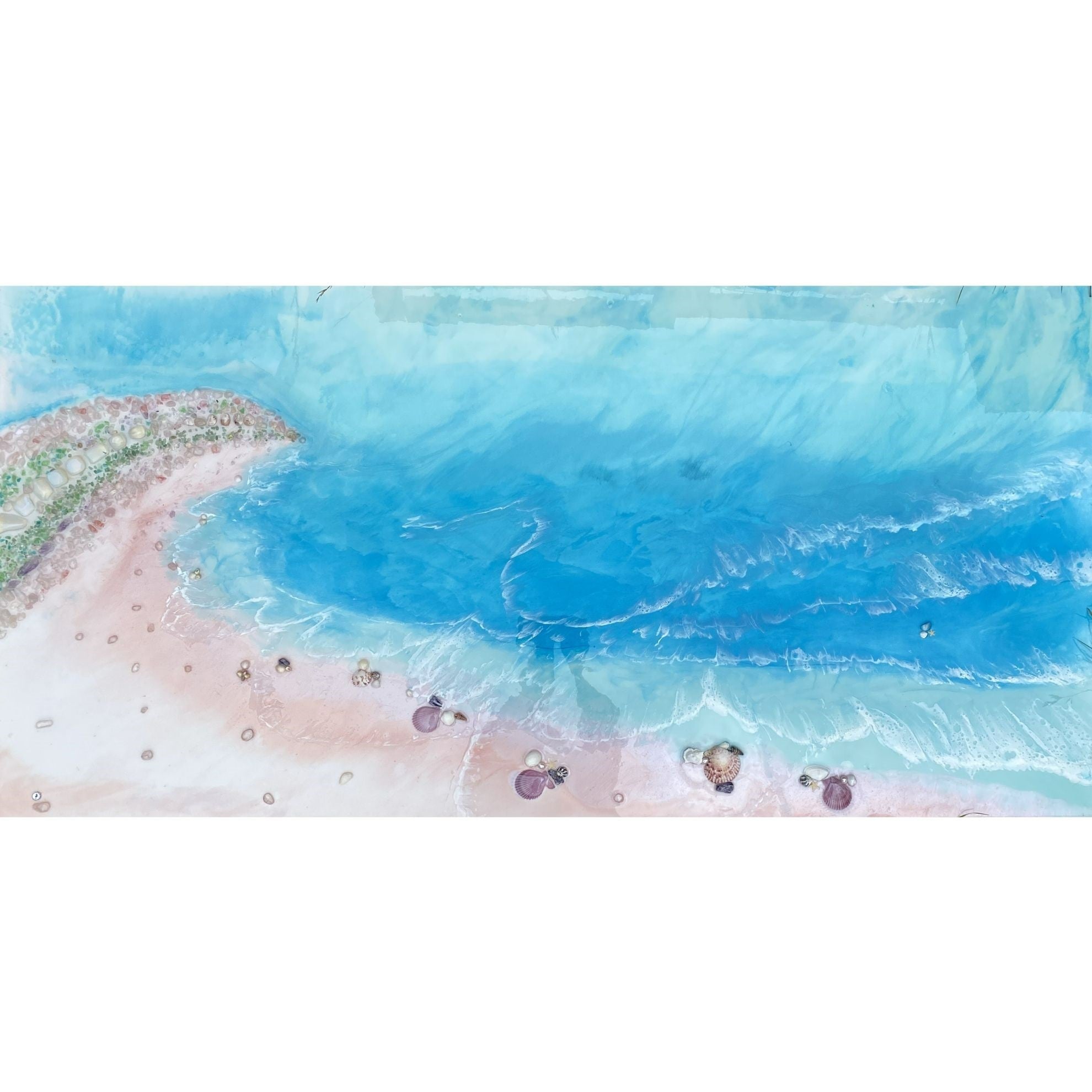 BOUNTY DREAM sky blue with roze quartz crystals