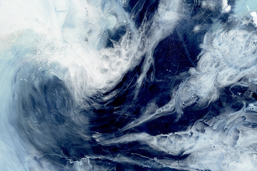 Abstract Sea. Black and White. Boro 5 Tornado. Art Print. Antuanelle 3 Boracay Dreams Limited Edition Print