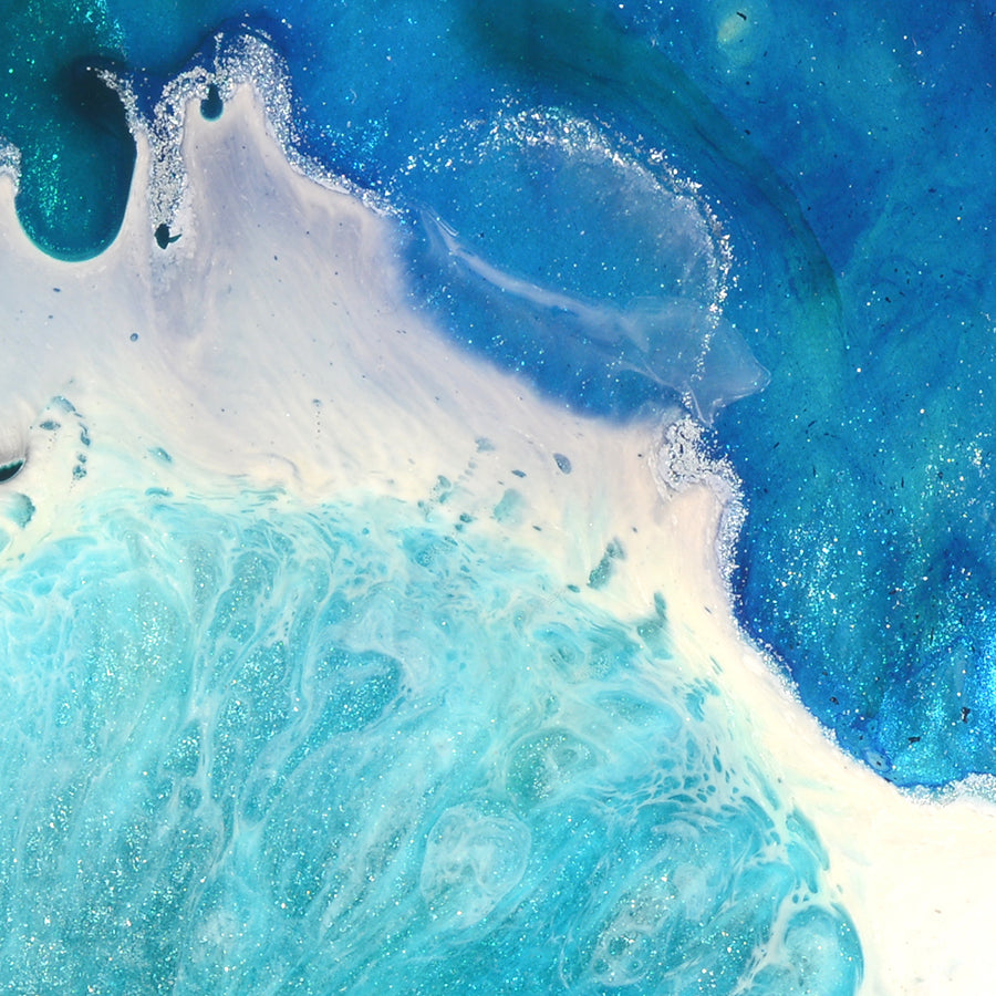 Abstract Sea. Laguna Beach 2 Tropical Artwork. Art Print. Antuanelle 5 Limited Edition Print