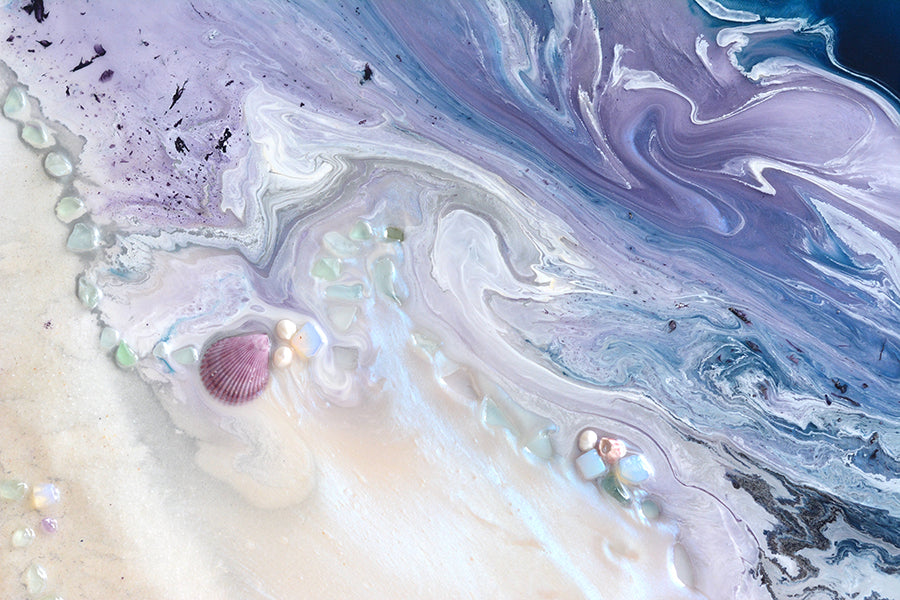 Abstract Sky. Velvet skyes Lavender 2. Art Print. Antuanelle 5 Sky Artwork. Limited Edition Print