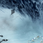 Abstract Reef Artwork. Grey & blue. Blue Lagoon. Art Print. Antuanelle 6 Lagoon Limited Edition Print