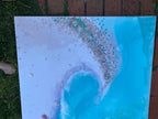 Bounty Dream Whitsundays - Whitehaven Beach - Heart Reef - Great Barrier Reef aqua 5.0. 90x150cm