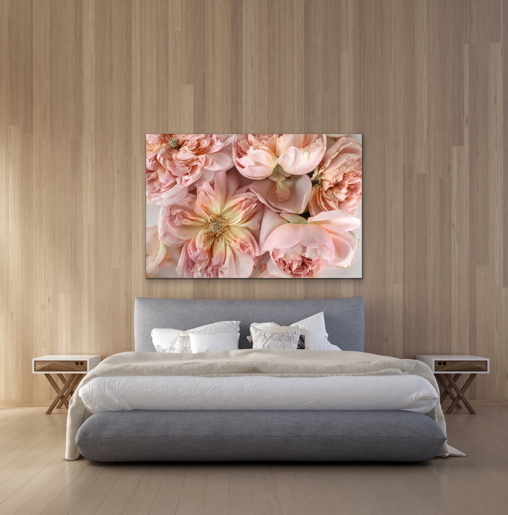 Abstract Floral. Soft Pink. Flower Power Macro. Art Print. Antuanelle 2 Pink Floral Artwork. Limited Edition Print