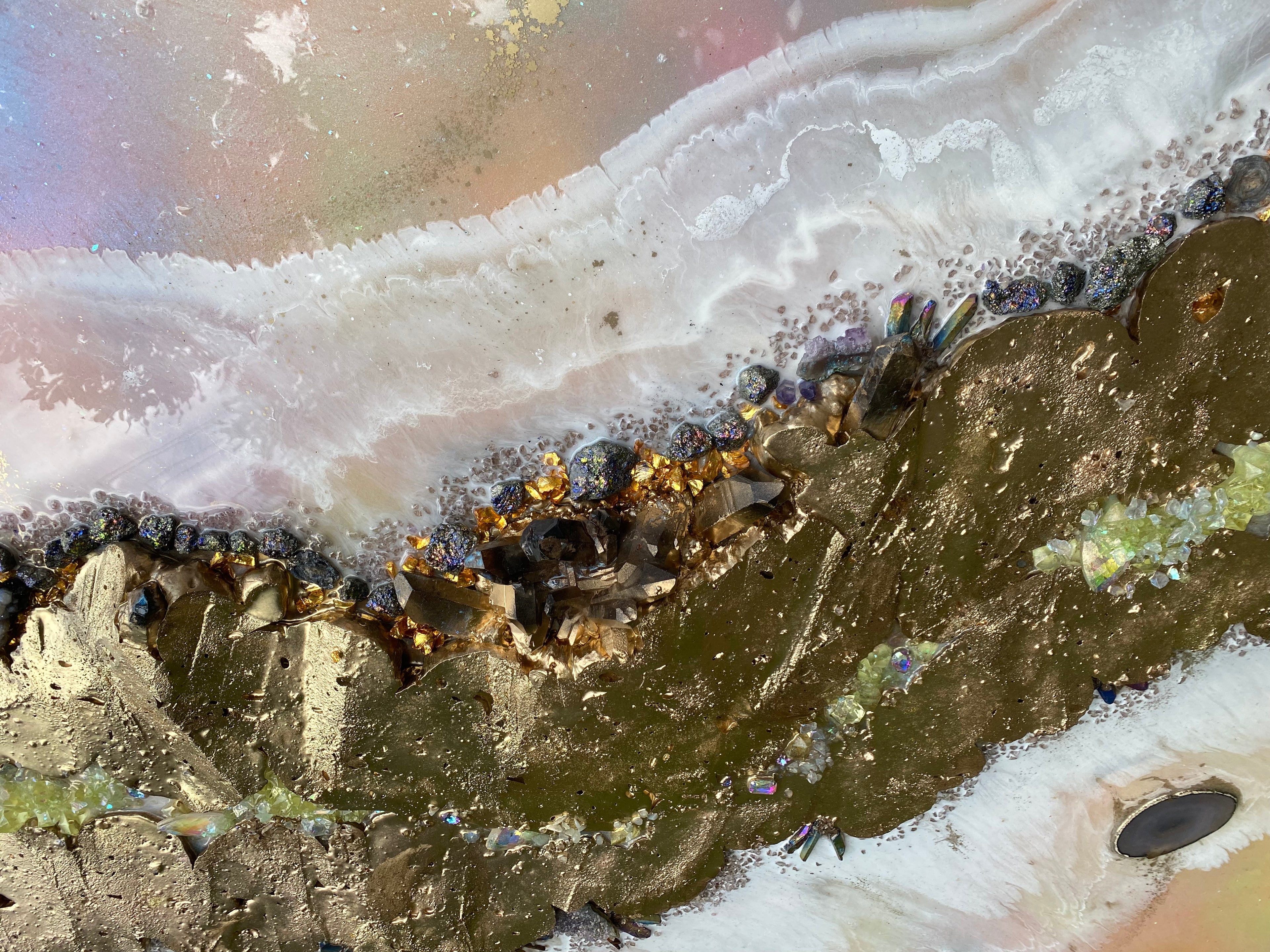 Golden Coast Strip - Two Oceans with  Quartz Round 110cm