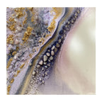 - Light Amethyst Gemstone Artwork with Amethyst Abstract Crystal Artwork
