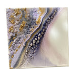 Light Amethyst Gemstone Artwork with Amethyst. COMMISSION