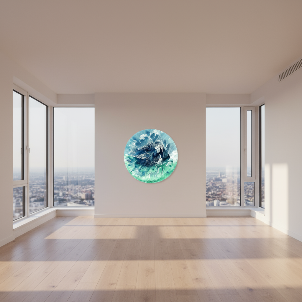 1 Bondi Surf Light. Round ACRYLIC PLEXIGLASS ROUND. Antuanelle