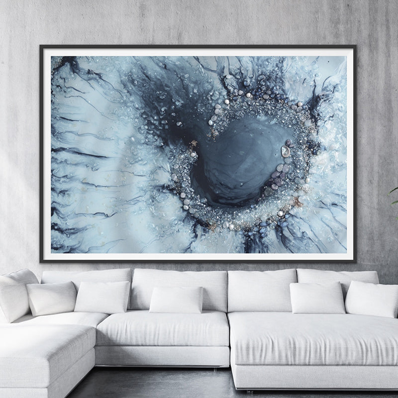 Contemporary art. Grey Reef. Beyond Grey. Art Print. Antuanelle 1 Neutral Reef Artwork.Limited Edition Print