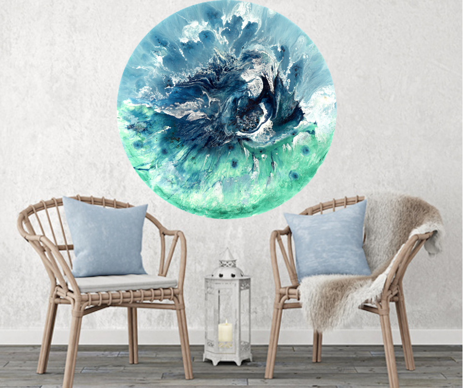 2 Bondi Surf Light. Round ACRYLIC PLEXIGLASS ROUND. Antuanelle
