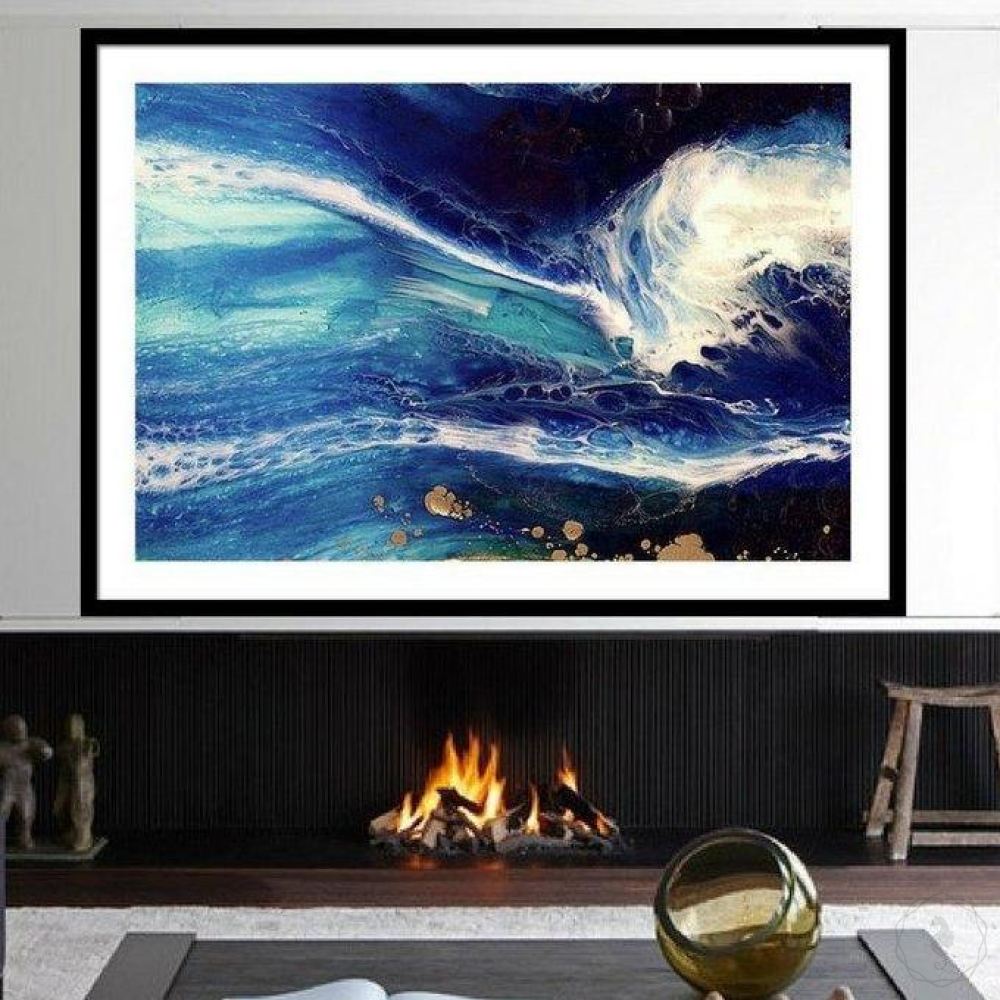 Deep Pandora Abstract Ocean. Limited Edition Print