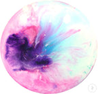 Abstract Floral Round. Pink and Blue. Calmo. Art Print. Antuanelle 1 Calmo | MARIE ANTUANELLE Round Perspex Acrylic Print