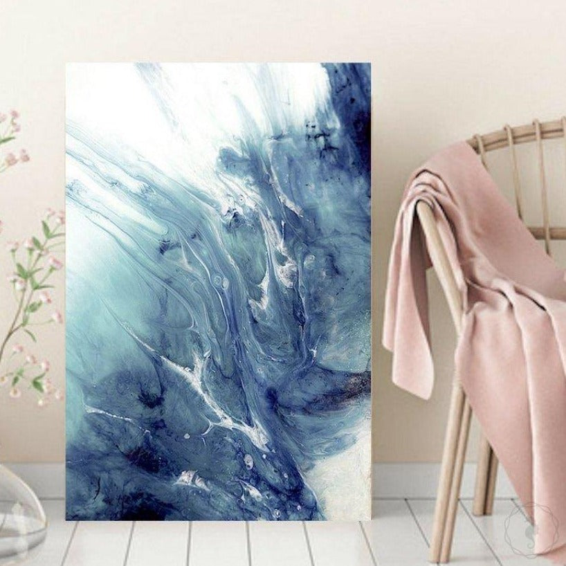 Abstract Seascape. Dreaming Neutral Boho. Art Print. Antuanelle 1 Boho Limited Edition Print