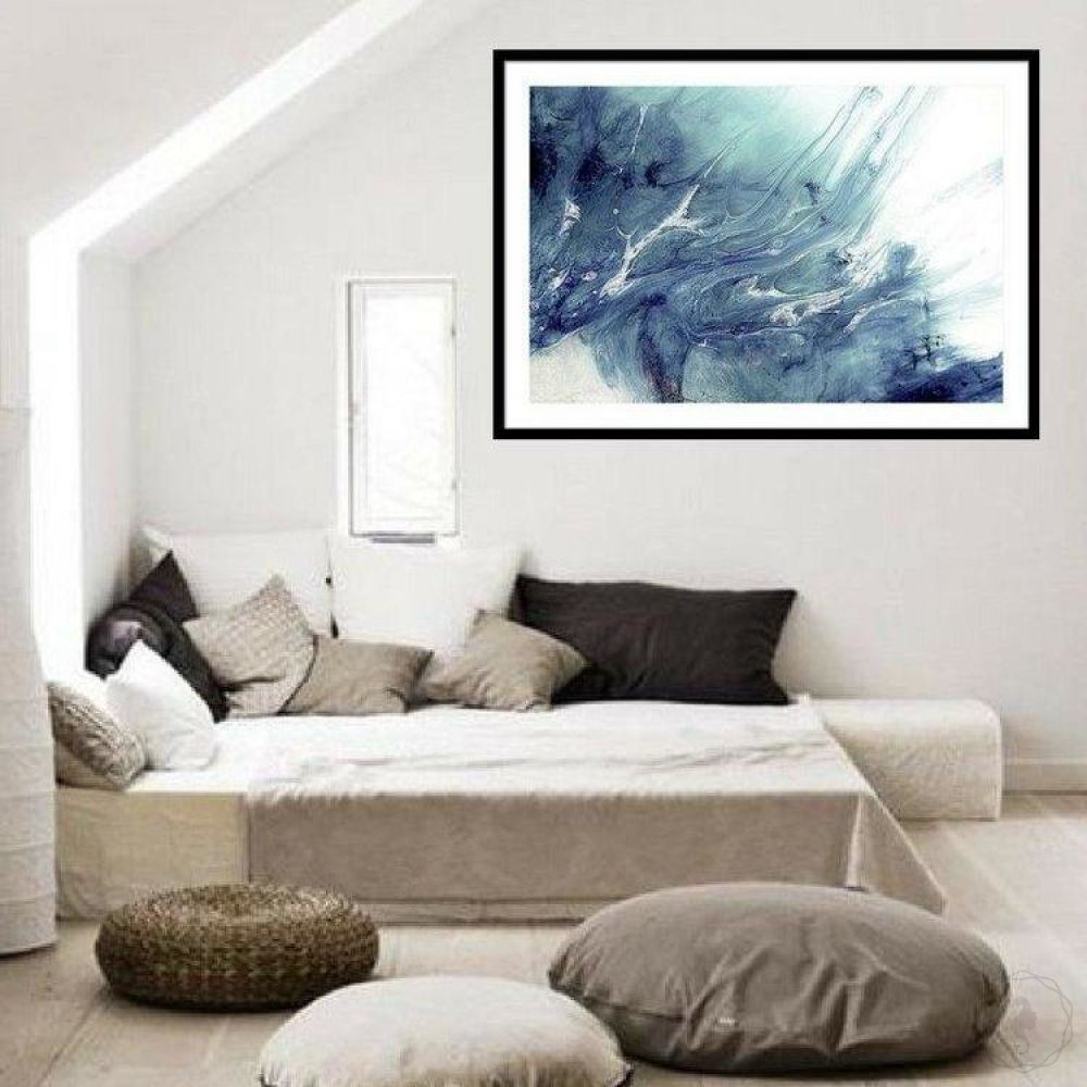 Abstract Seascape. Dreaming Neutral Boho. Art Print. Antuanelle 2 Boho Limited Edition Print