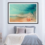 Abstract Beach. Rise Above Shells 2 Ocean Print. Art Antaunelle 4 Limited Edition Print