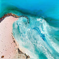Green Abstract Artwork. Beach Inspired. Durdle Door. Antuanelle 3 Oceanic Abstract. Original Artwork