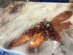 3 Cicada in Gold. Opal. Original Artwork
