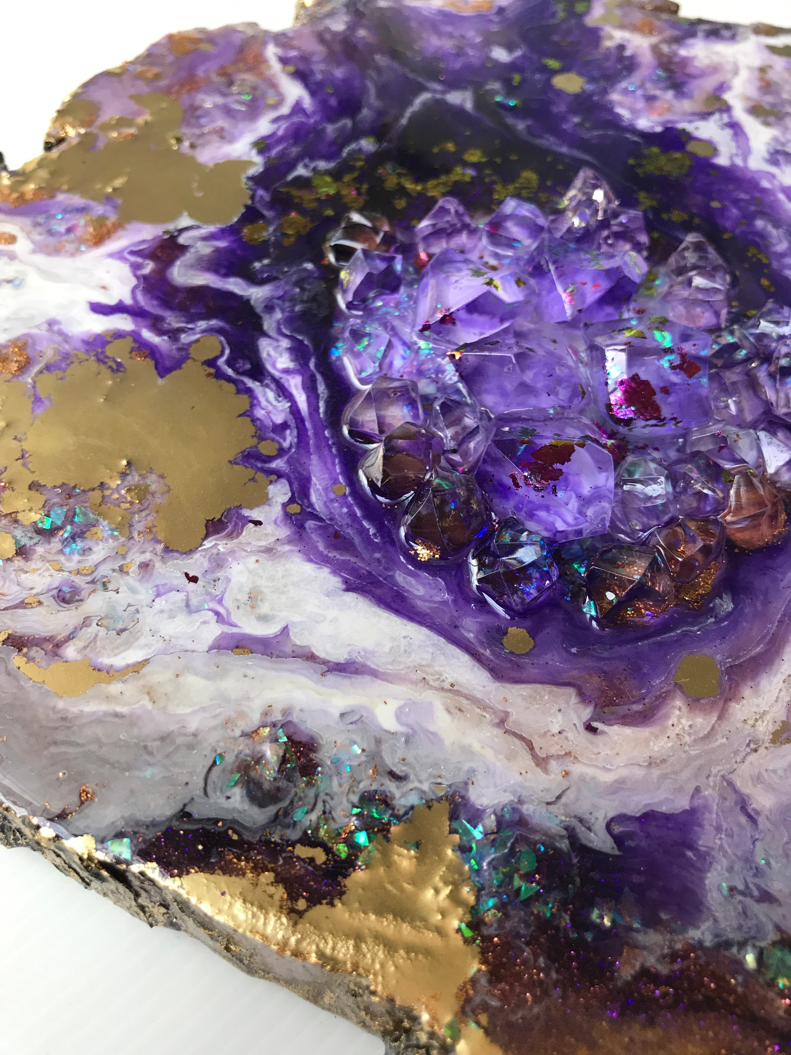 Purple Geode. Crystal Artwork.Purple Artwork. - Antuanelle - 3