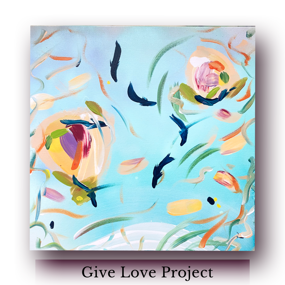Give Love Project #1 Abstract. Limited Edition Print