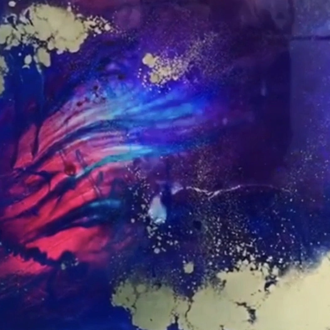 Purple Holographic - Abstract Artwork 1 Holo. Original