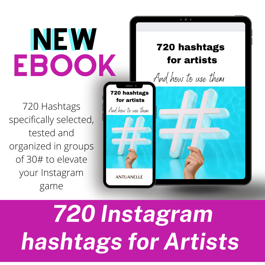 E-book : 720 hashtags for artists