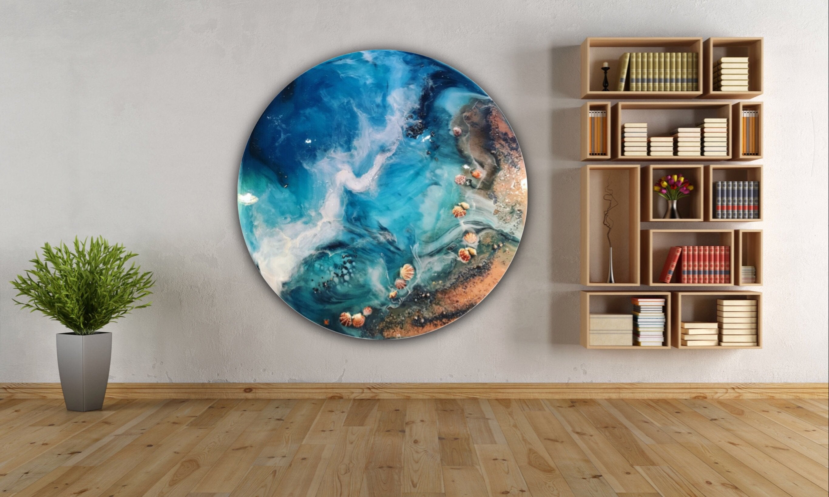 4 Mermaid. Ocean Artwork. COMMISSION